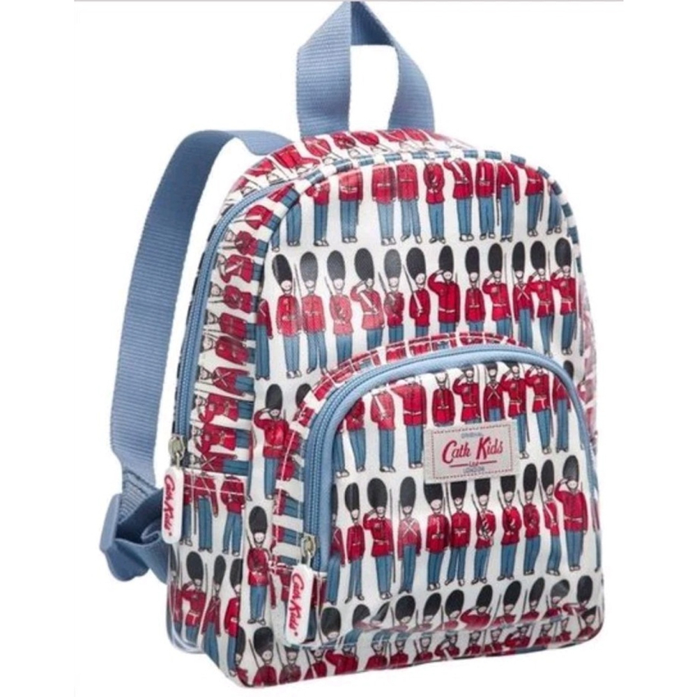 NWT Cath Kidston Mini Backpack Purse London Royal Guard Soldiers Retro England